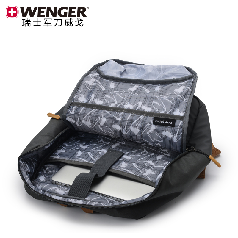 Wenger/威戈Swissgear潮流迷彩时尚男女休闲电脑包双肩包学生书包