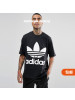阿迪达斯adidas三叶草春季男子大logo圆领休闲短袖T恤BK7175