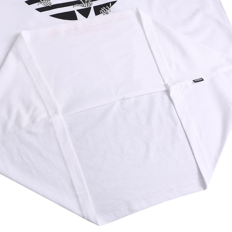 adidas阿迪达斯三叶草男装夏季运动短袖透气大码休闲T恤CF3121图片