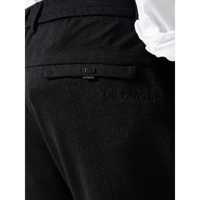 休闲裤男裤子潮流黑色直筒商务休闲宽松男裤夏季新款微弹韩版青年