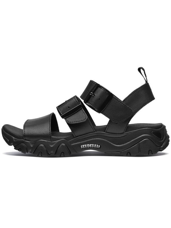 Skechers斯凯奇女鞋2019夏季复古厚底松糕熊猫凉鞋