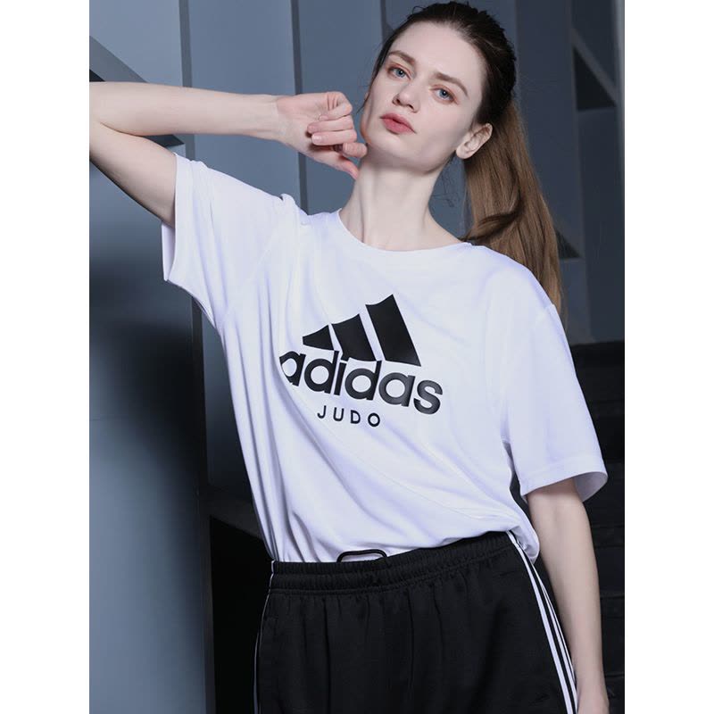 adidas阿迪达斯运动休闲T恤男女同款圆领短袖 ADICTJ-WB-1图片