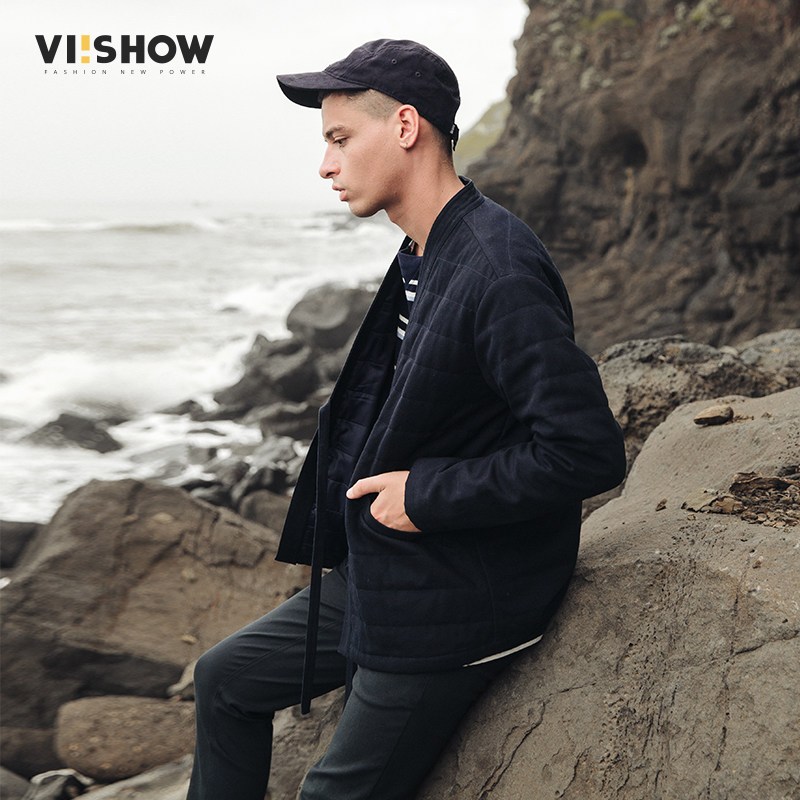 viishow冬季棉衣男士短款小棉服冬季保暖潮流外套男大衣