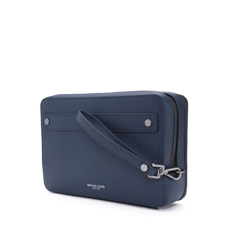 Michael Kors/迈克·科尔斯 男士HARRISON双层拉链手拿包 39F5LHRN6L 22x14x6CM图片