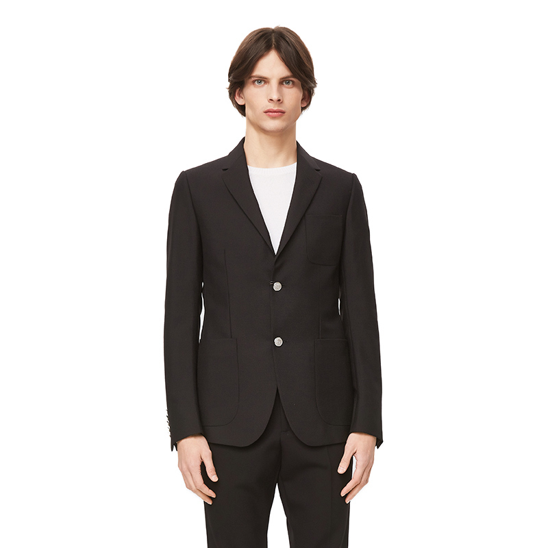 GUCCI/古驰 古驰黑色两粒扣修身男士西服西装368671