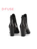 迪芙斯D:FUSE牛皮尖头高跟松紧带纯色深口女鞋DF54115367_Mwi36