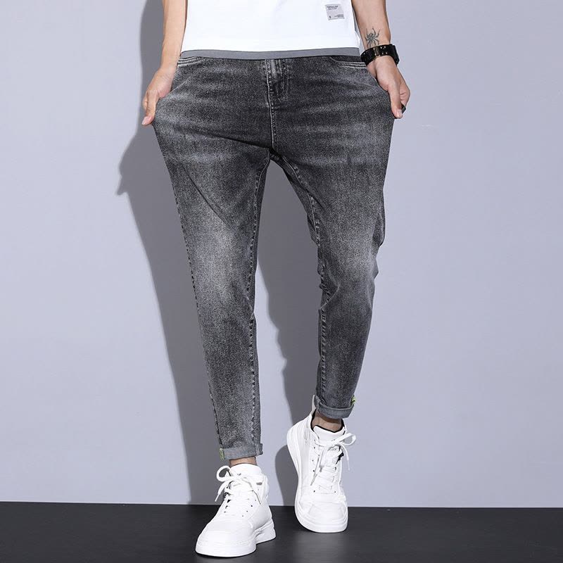 Ceba牛仔裤男 宽松男士九分牛仔裤子2022百搭 牛仔裤广东新塘镇男图片