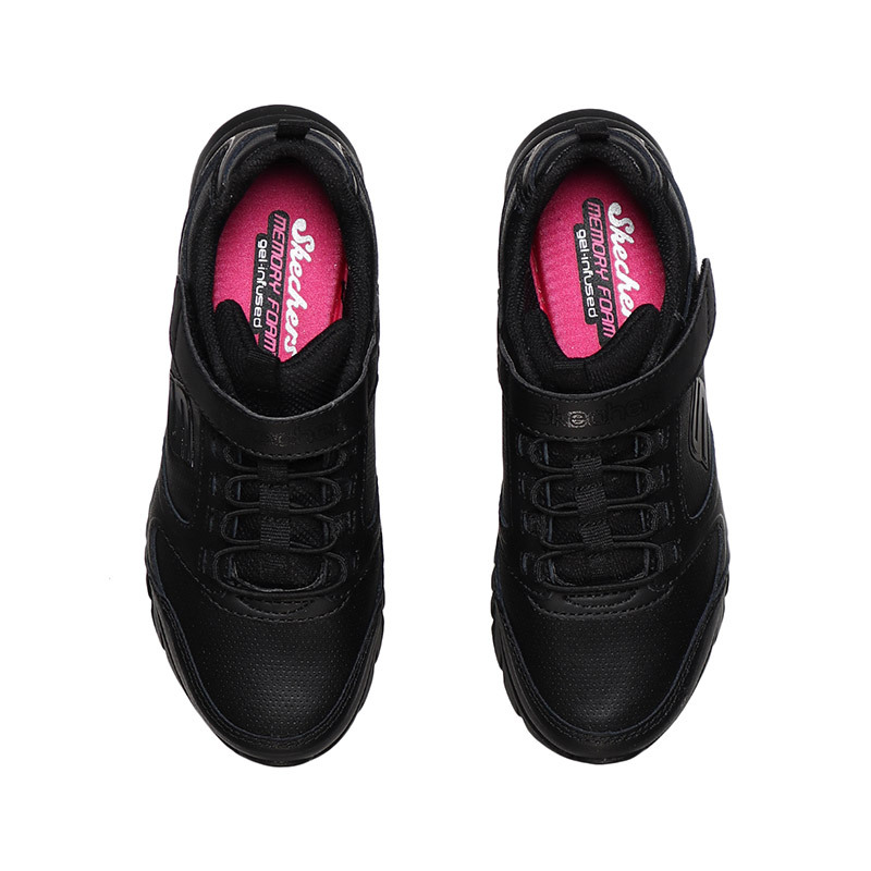【自营】Skechers斯凯奇女大童休闲鞋黑色低帮运动鞋82275L
