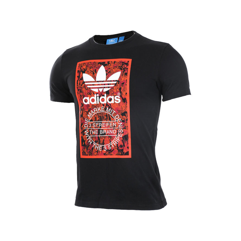 Adidas 三叶草 男子 LOGO 短袖 BS3310