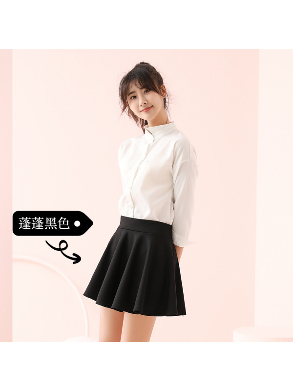 CeenBulled女士运动短裙高腰宽松带安全裤防走光半身裙跑步健身服网球裙夏