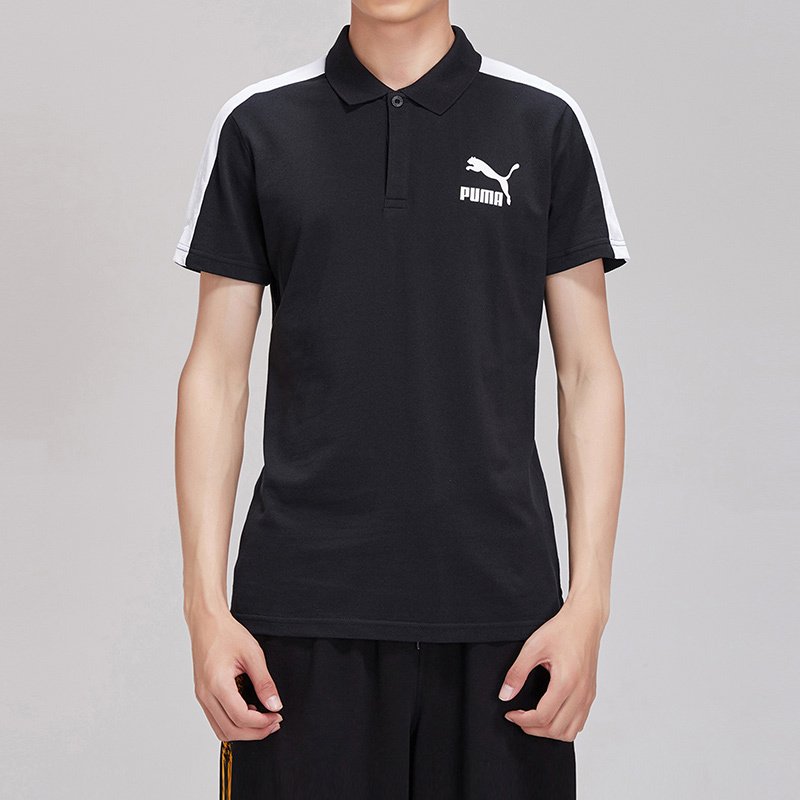 puma彪马男装夏季新款运动服休闲上衣半袖翻领polo衫579207