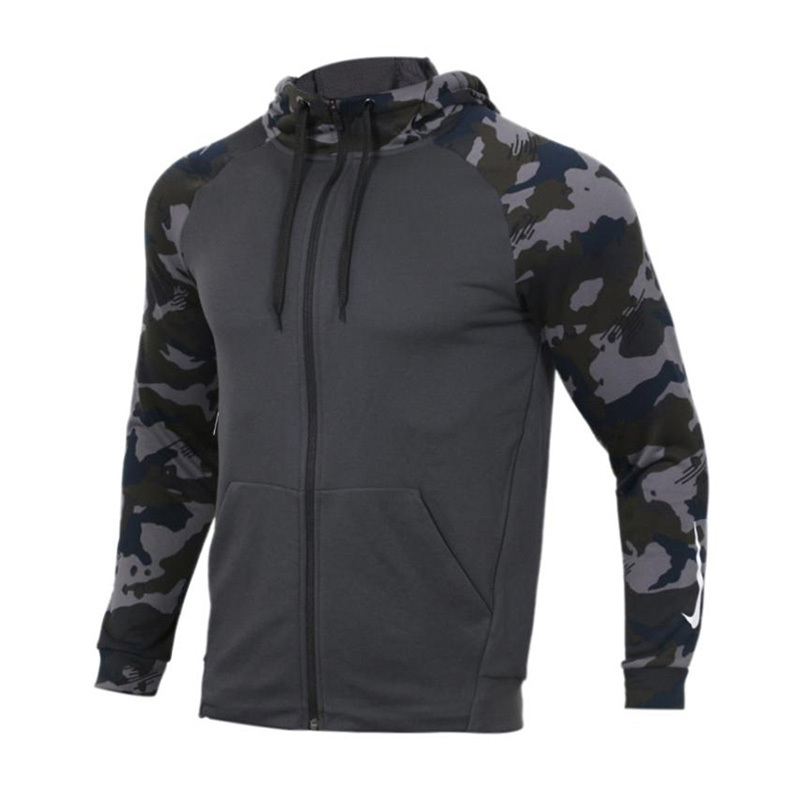 耐克男装2019春季新款运动服跑步训练连帽夹克休闲外套aq1139060