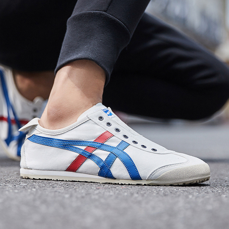 鬼塚虎男鞋女鞋休闲鞋mexico 66帆布运动鞋d3k0n-0143