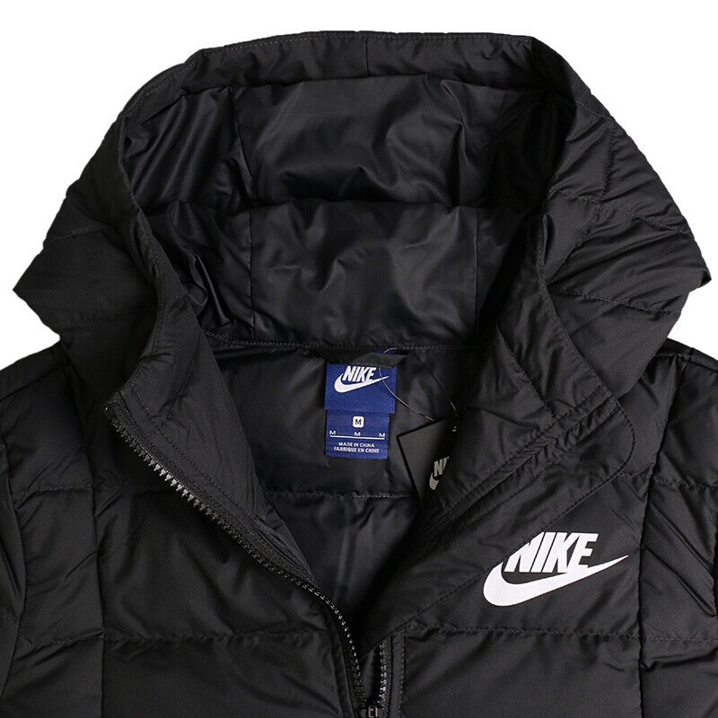 NIKE耐克女装秋冬连帽保暖运动休闲外套羽绒服854863-010