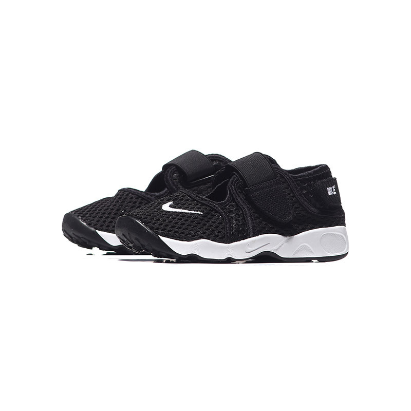 【自营】NIKE耐克男婴小童休闲鞋网面透气镂空运动鞋317415 317415-014黑+白 25码/适合脚长135mm