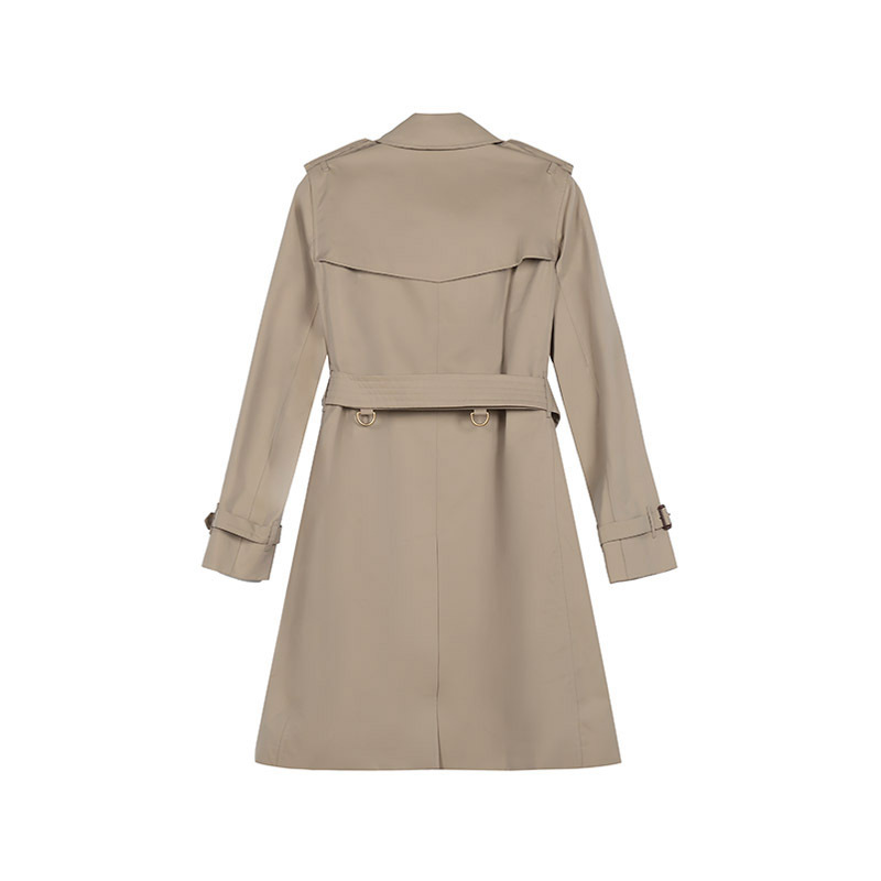博柏利/巴宝莉 burberry 女款棉质长款风衣外套80457741