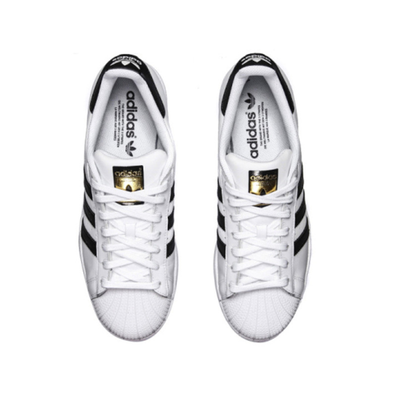 adidas阿迪达斯贝壳头三叶草Superstar 金标小白鞋休闲板鞋C77124