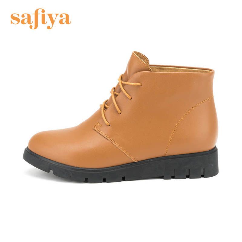 索菲娅Safiya牛皮尖头低跟系带交叉绑带深口女鞋SF5411X908图片