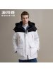 波司登男羽绒服中长款工装风撞色时尚冬季外套_1