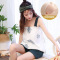 DBMG睡衣女夏季背心带胸垫吊带女士短裤可爱卡通休闲家居服可外
