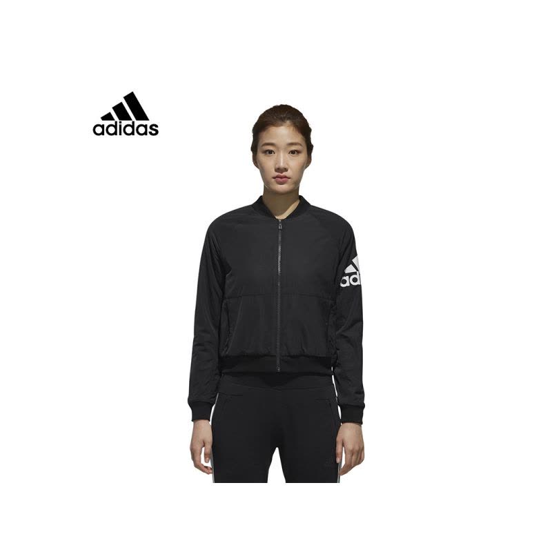 Adidas阿迪达斯外套女装运动服加绒保暖棒球服夹克DT2402图片