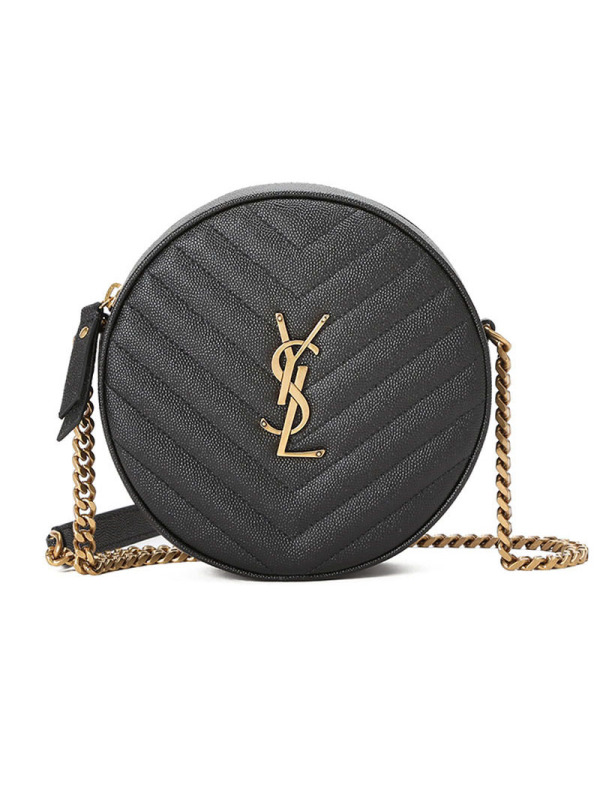 ysl vinyle 圆饼 字母logo 610436
