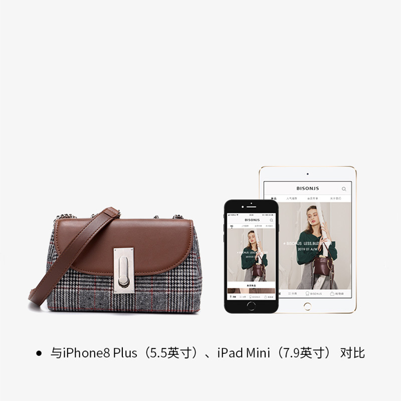 美洲野牛春夏季小包包女新款链条斜挎包潮韩版时尚百搭单肩女包