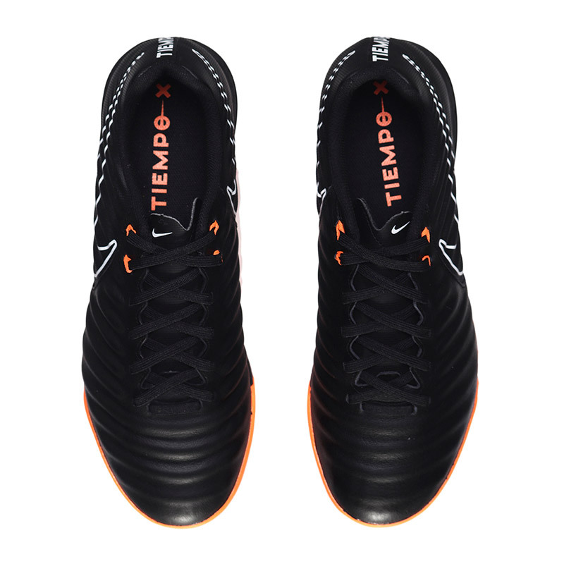 NIKE耐克男鞋足球鞋TF碎钉传奇7足球运动鞋AH7243.. AH7243-080黑+荷兰橙+黑+白