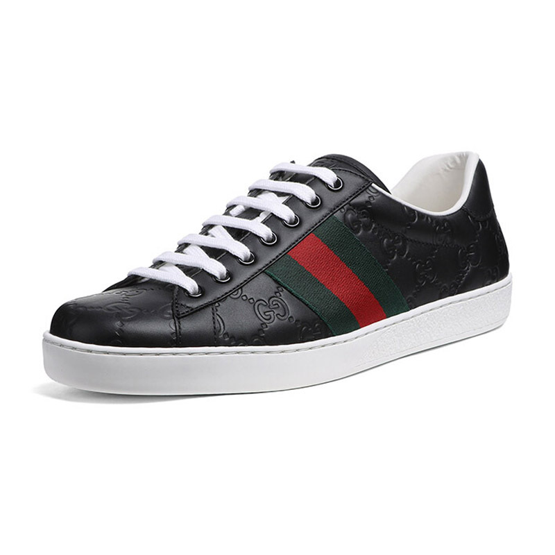 gucci古驰男士牛皮运动鞋板鞋386750cwcg0视频