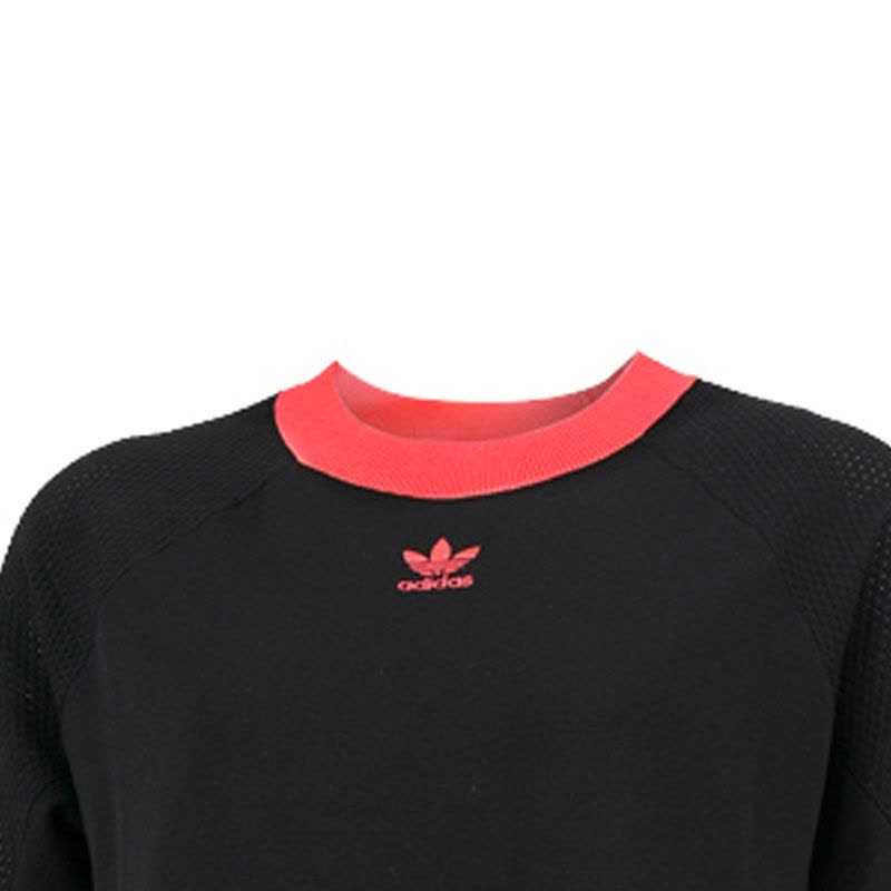 ADIDAS阿迪达斯三叶短袖黑色连衣裙 中长半身裙子-CY7379图片