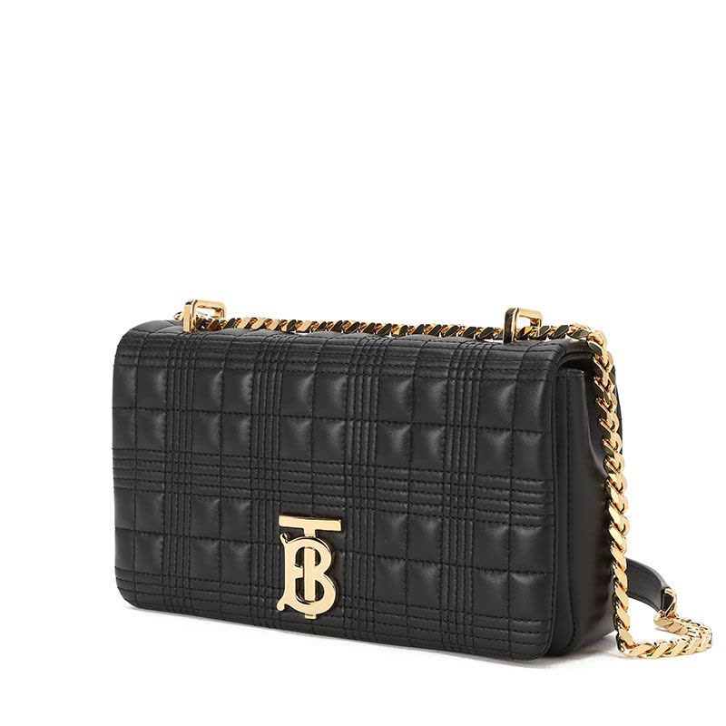 预售BURBERRY Lola 链条包 TB LOGO 绗缝粒纹皮革 8021492图片