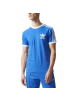 Adidas阿迪达斯Trefoilcalifornia男款T恤蓝色白色-BQ7552
