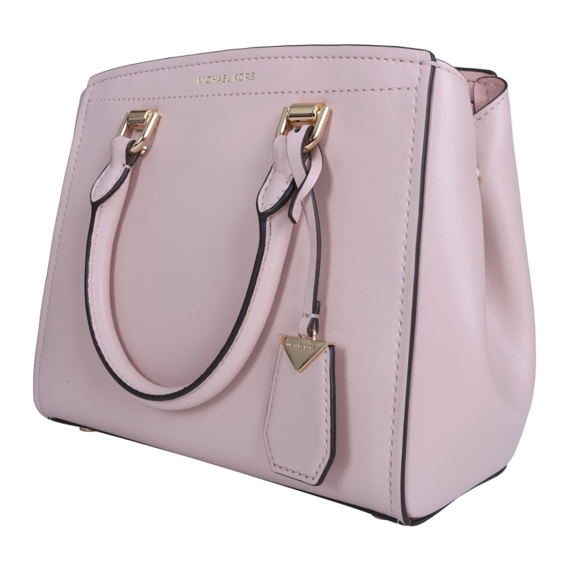 MICHAEL KORS女士裸粉色皮质斜跨包手提包30T8GN4M2L SOFT PINK