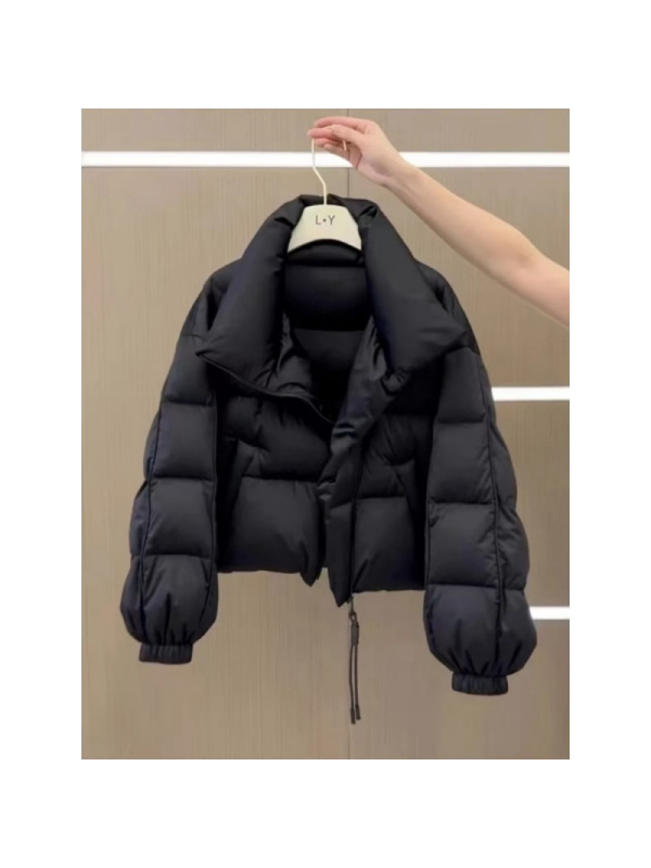 年新款棉服女冬短款韩版小个子设计感棉袄外套宽松加厚棉衣潮