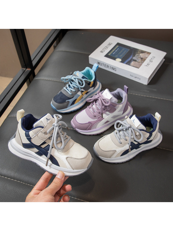 儿童运动鞋春秋新款男童运动鞋软底透气休闲鞋女童老爹鞋透气跑鞋