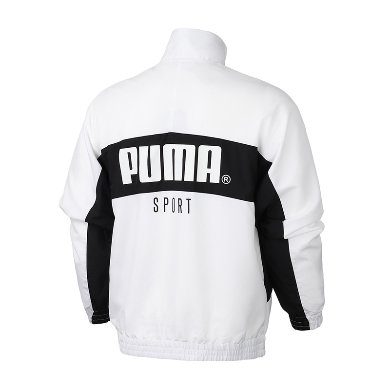 PUMA彪马男装运动服拼接撞色休闲梭织外套夹克597368