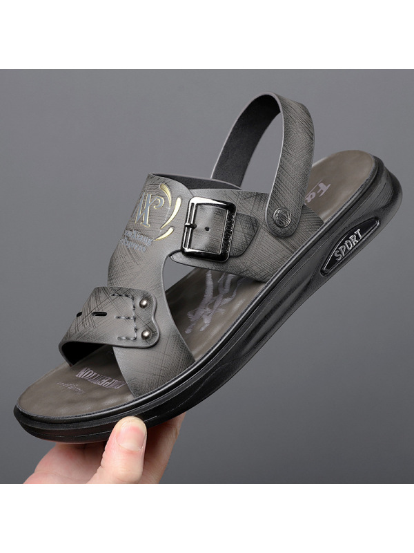 乳胶软底夹脚凉鞋沙滩凉拖两用夹趾大码人字男鞋外穿防滑夏季休闲