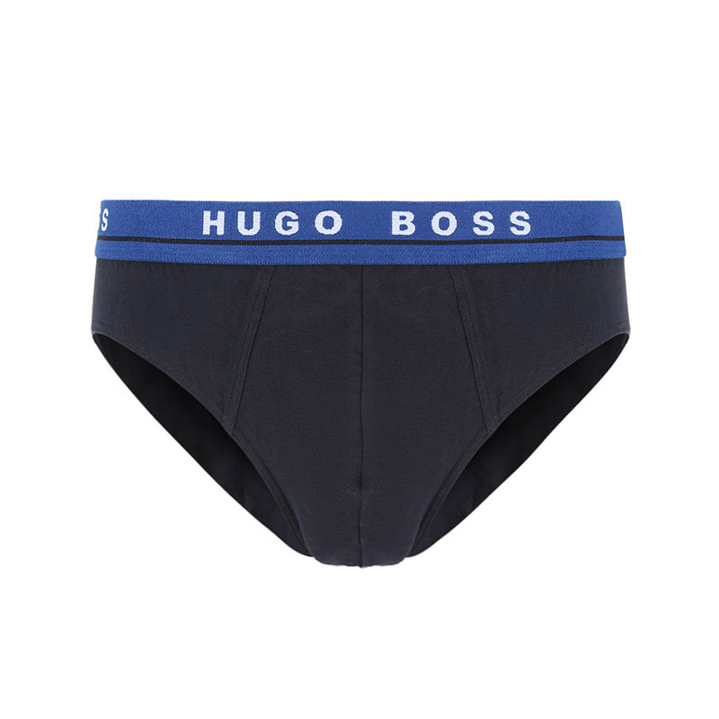 雨果博斯 HUGO BOSS 男士 棉质三角内裤三件套装50453315