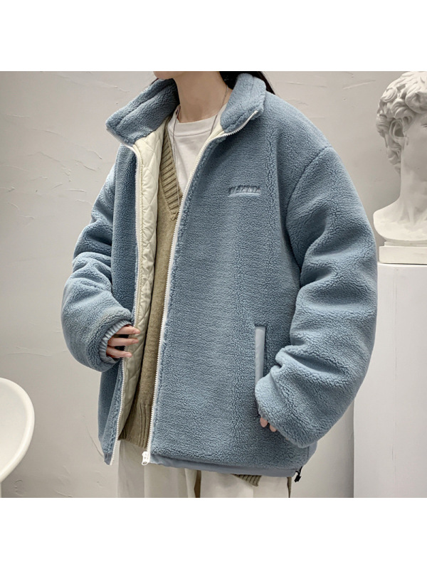 冬季棉衣男潮流冬装港风羊羔绒宽松情侣棉服百搭有型网红同款外套