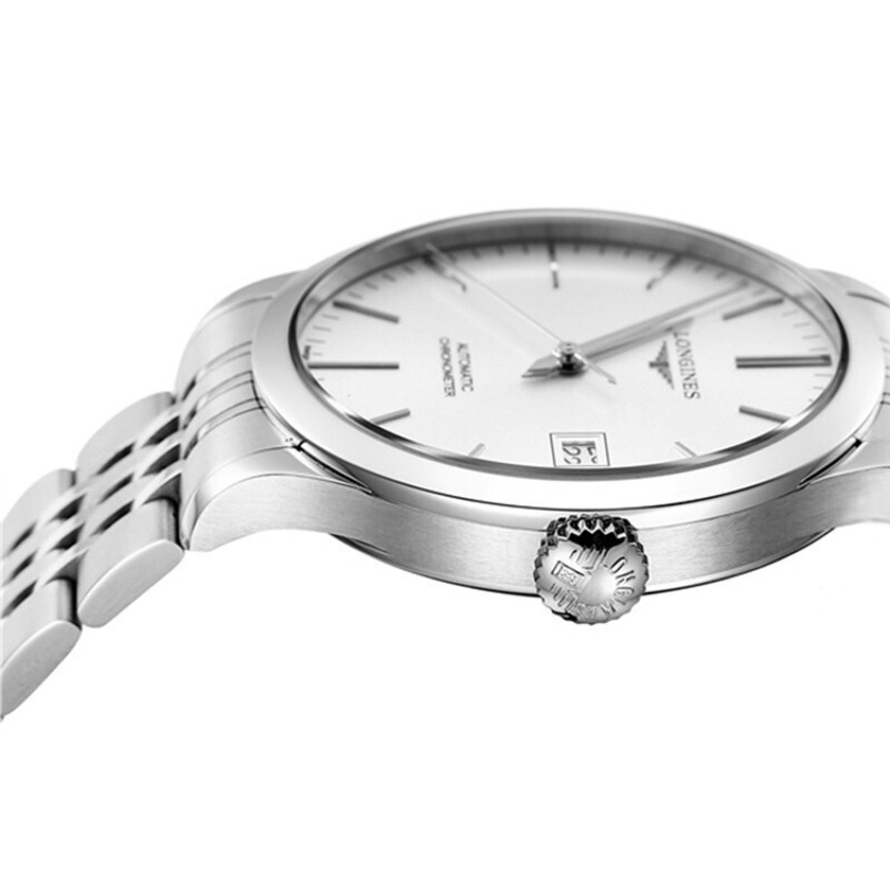 浪琴longinesrecord开创者l28214726机械男款