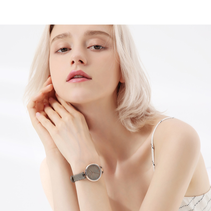 聚利时手表女时尚复古贝壳面简约潮流时装石英防水手表女JA-1096