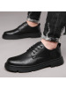 休闲皮鞋男式工装鞋子2023秋季新款时尚潮流男士单鞋