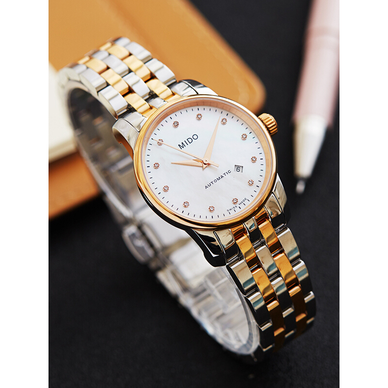 全新美度贝伦赛丽系列机械女表m76009691