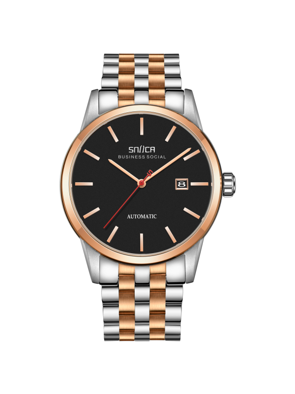 史尼嘉sniica手表全自动机械表防水时尚潮流表男士腕表