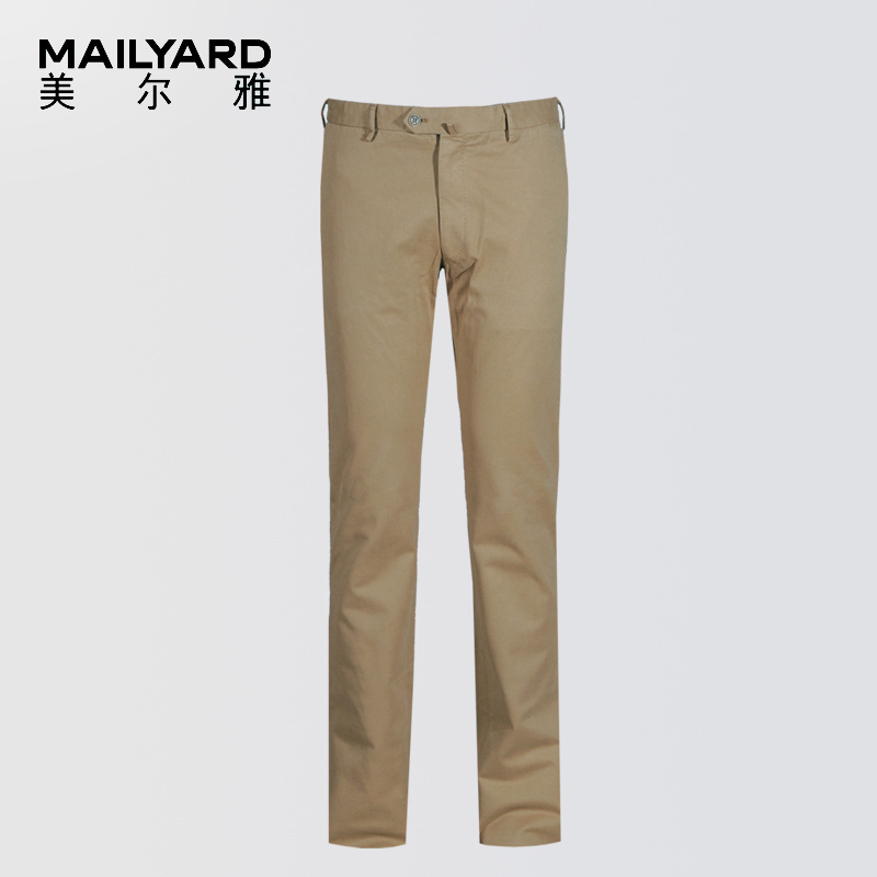 美尔雅(MAILYARD)休闲裤男 莱卡棉商务休闲男式长裤 男士秋冬裤子厚 056