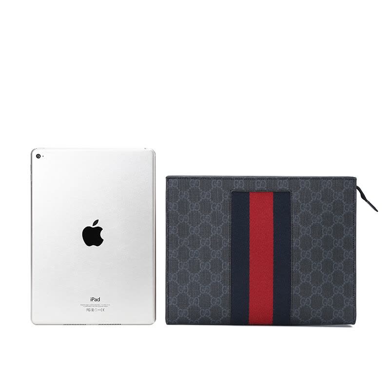 预售 GUCCI 古驰 手拿包 经典织带老花475316图片