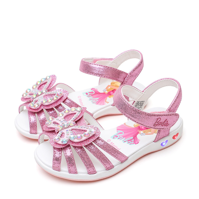 芭比barbie儿童凉鞋