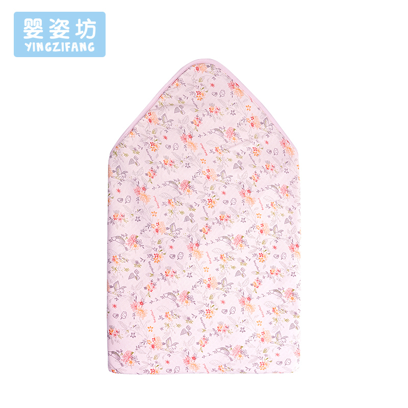 包被防风保暖花边连帽新生婴儿抱被
