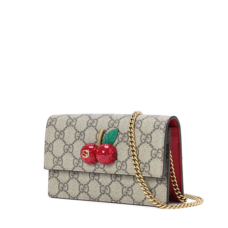 【预定】GUCCI 樱桃款斜挎包 迷你 481291 16.5*10*3.5CM图片