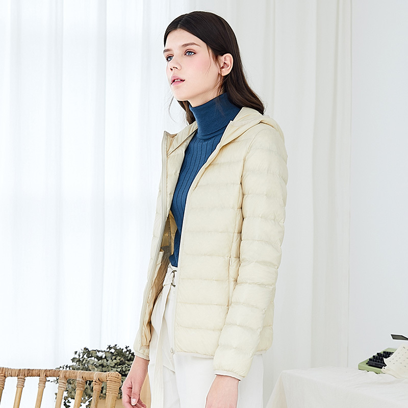 高梵(GOLDFARM)2018秋冬新款女士羽绒服正品百搭轻薄短款羽绒服女时尚韩版潮
